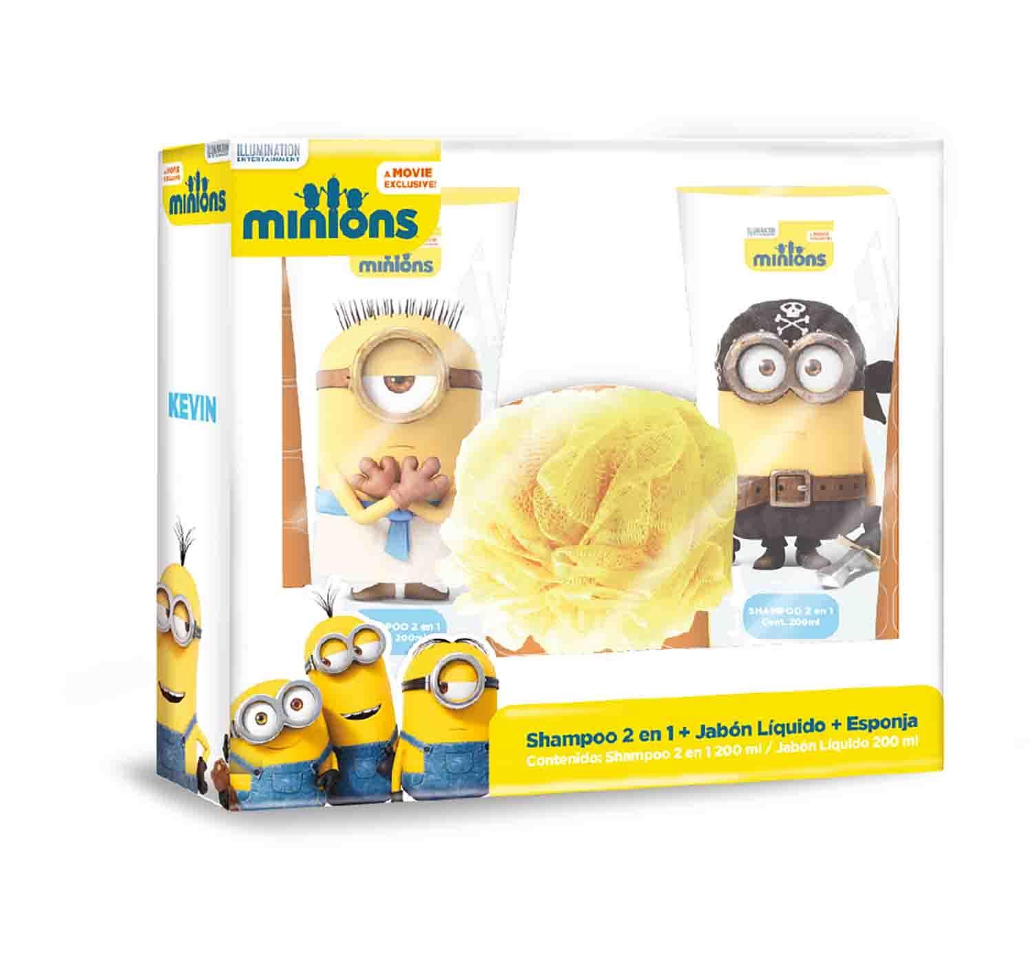 MINIONS SH 200ML+JAB LIQ+ESPONJ 555396