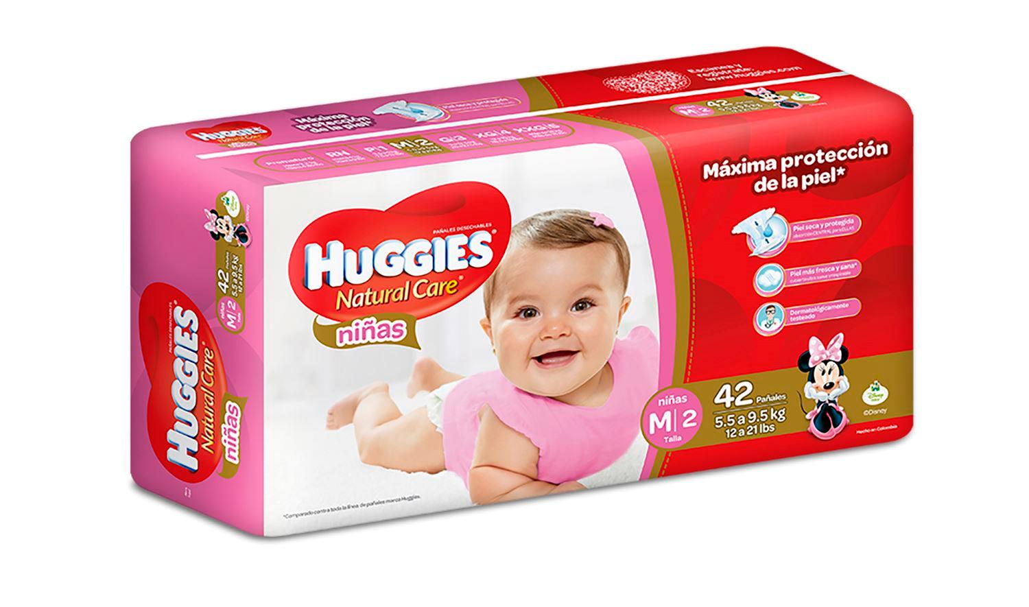 HUGGIES NAT CARE T/M NIÑA 556425