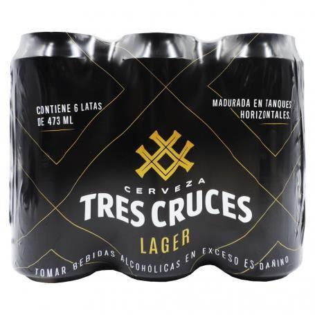 Cerveza TRES CRUCES Light Pack 12 Lata 355ml testing
