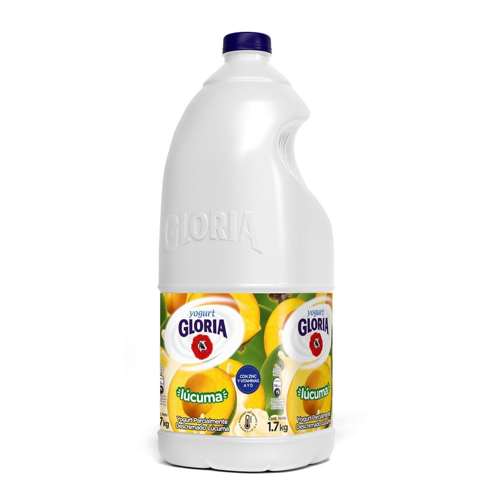 Yogurt Bebible Gloria Lúcuma Galonera 1.7kg